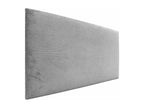 Meubiana Tête de Lit Velours Côtelé Uni 135x60 Lits 120/135/140 - Gris