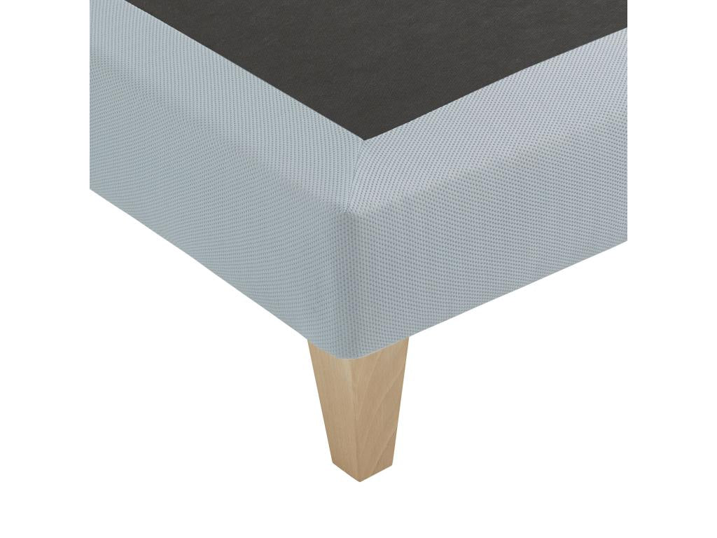 Sommier déco tapissier vert d'eau Songe - Meubiana 2x80x190