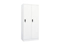 Garde-robe Blanc 80x50x180 cm Acier
