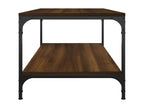 Table basse Chêne marron 100x50x40 cm Bois d'ingénierie