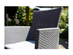 Chaises de salle à manger de jardin 2 pièces Laviecasa Grapte MGCQ72125