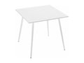 Table à manger carrée SQUARE en métal blanc - 80x80 cm RVWN73011