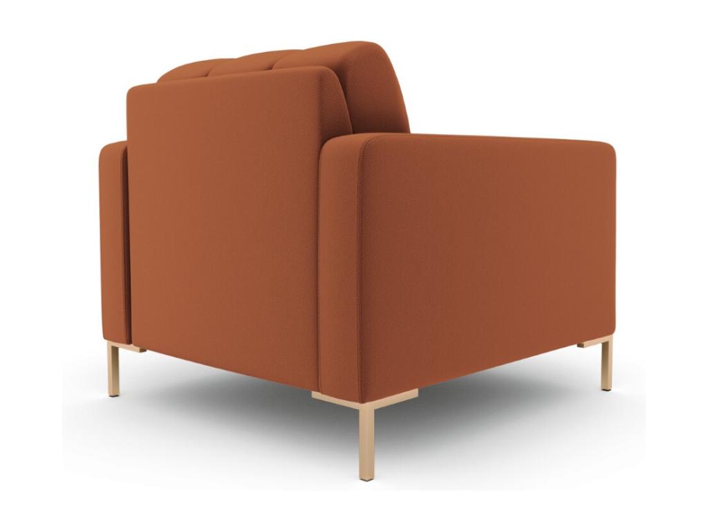 Laviecasa - Fauteuil Laviecasa en tissu structurel brique - 87x92x75cm KOWN85375