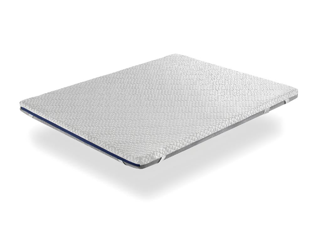 Laviecasa Sur Matelas Mousse à mémoire de forme 105x190 JENO Epaisseur 8 CM Dehoussable adaptable. AXCI63642