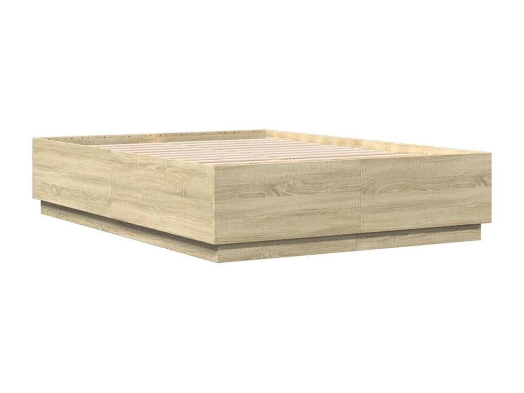 Cadre de lit chêne Laviecasa 150x200 bois d'ingénierie HUXW87462