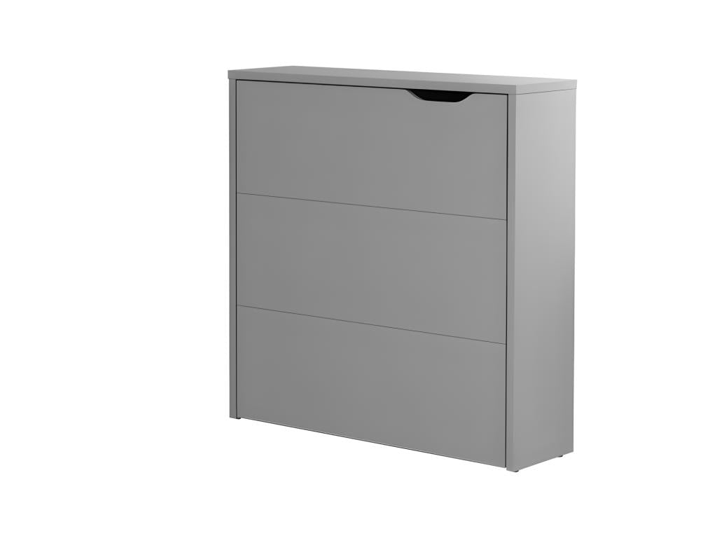 Meubiana Bureau extensible avec rangement 90cm Meubiana CONSUS SLIM CW02L gris gauche