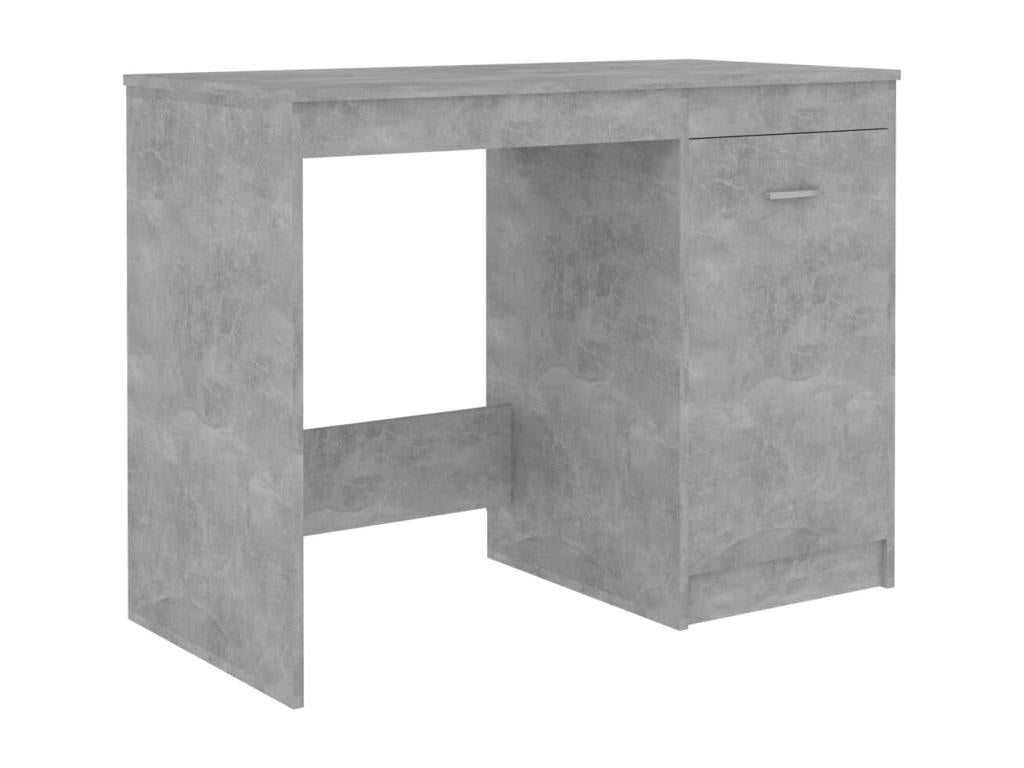 Bureau table poste de bois marron 140x50x76 cm 02 0023844