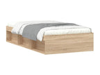Cadre de lit sans matelas chêne Meubiana 90x200 cm