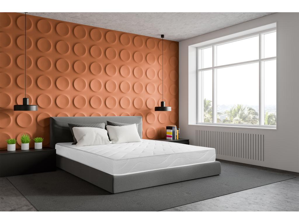 Matelas mousse ECO - 140x190cm - mousse 25kg/m³ - 14 cm