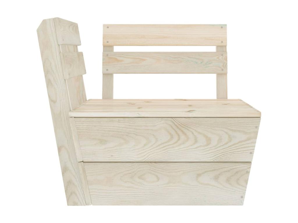 Canapé d'angle sectionnel palette Bois d'épicéa imprégné