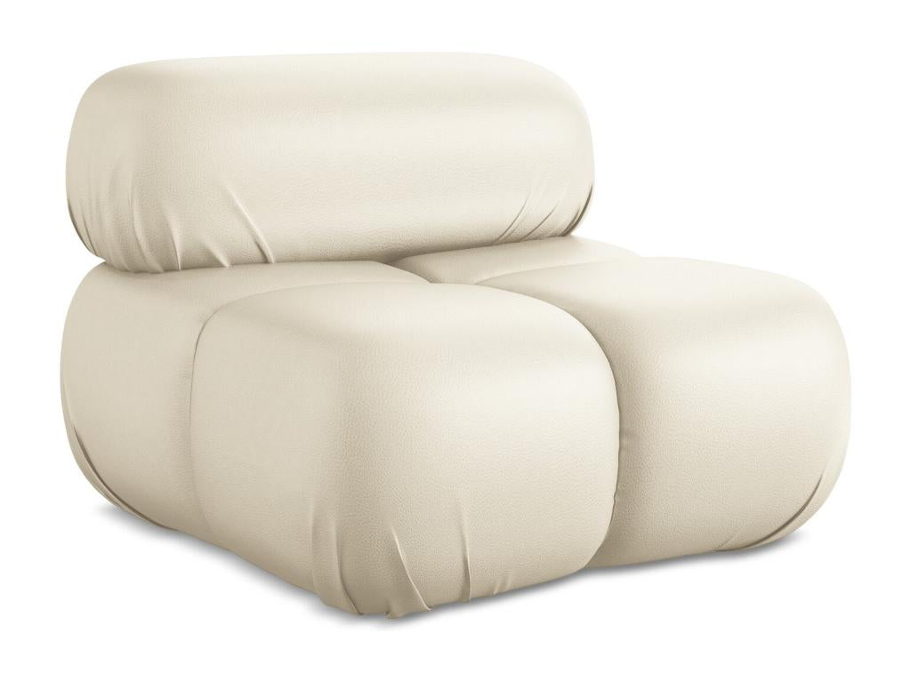 Fauteuil en Cuir artificiel - beige clair - Laviecasa CVNX78940