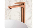 Robinet Mitigeur de Lavabo anti-calcaire Bec Haut Or Rose Cuivré Laviecasa BDN047-3ORC CTDS02706