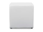 Pouf Carré Design Meubiana 41cm Blanc