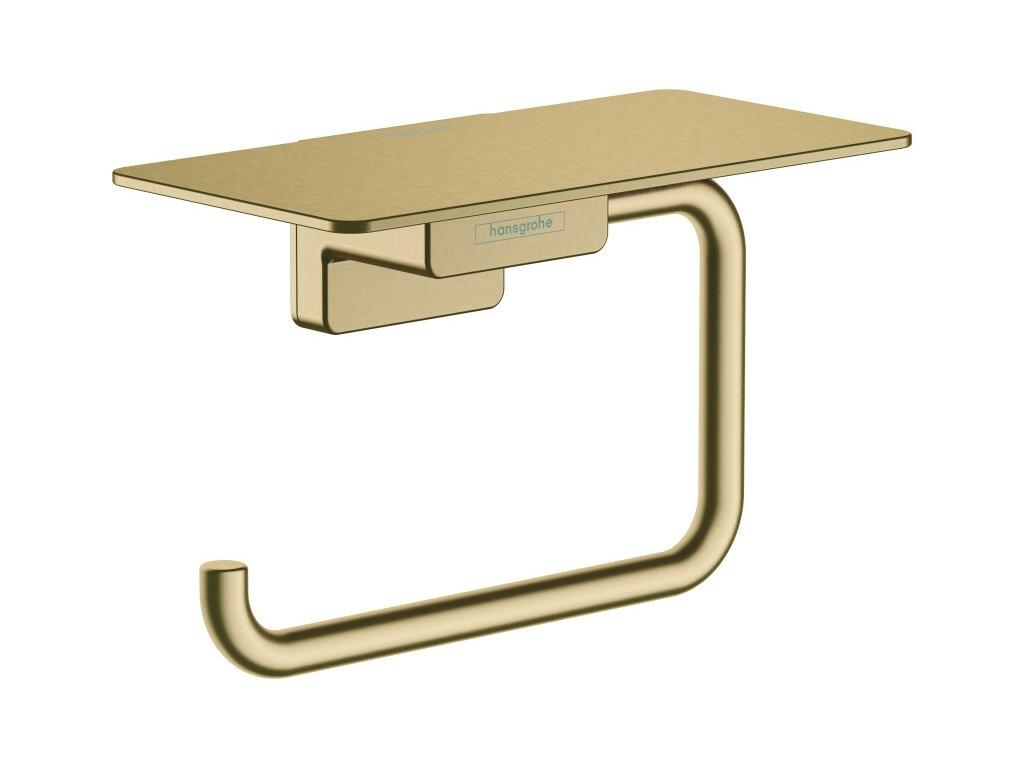 Meubiana Porte-papier WC avec tablette bronze brossé AddStoris