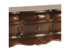 Console en bois d'acajou marron 6 tiroirs Laviecasa 108cm VCCR33830