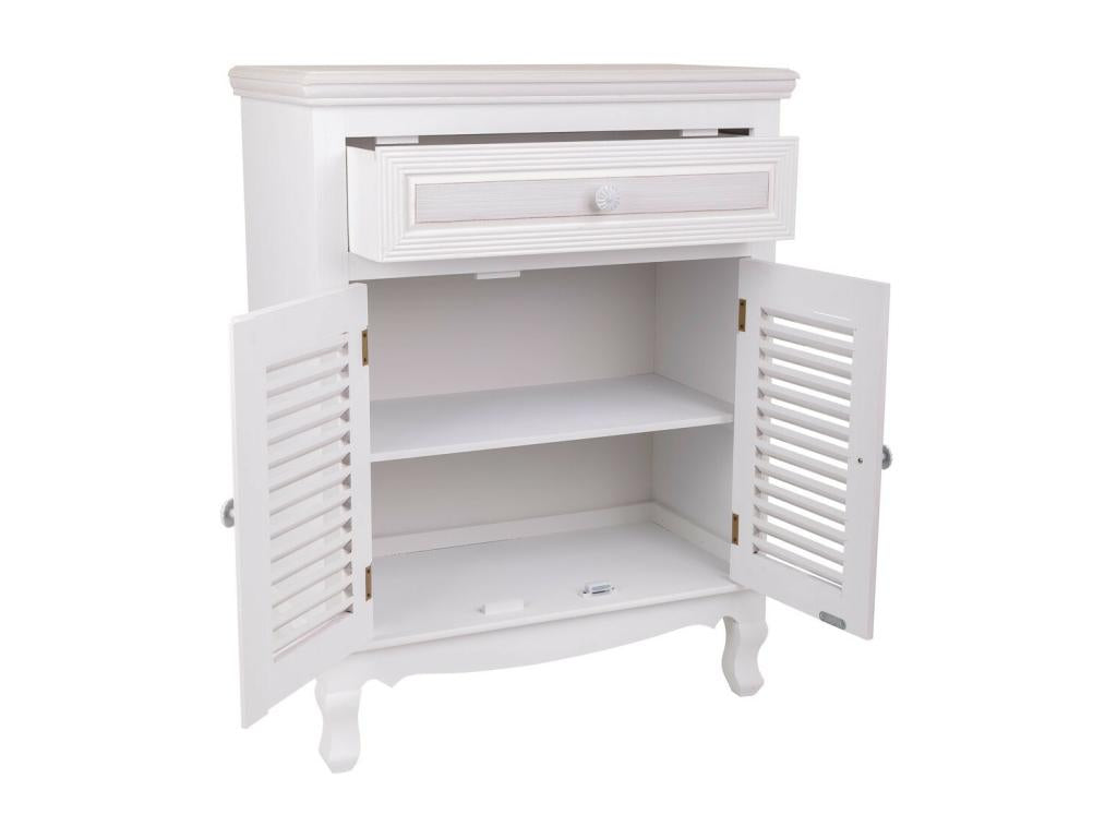 Vestibule en bois blanc 60x30x78h CZPO89647