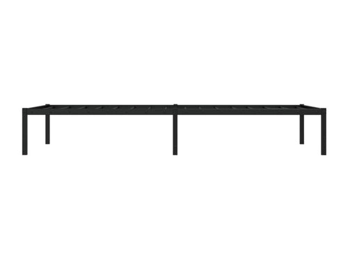 Cadre de lit métal noir 90x200