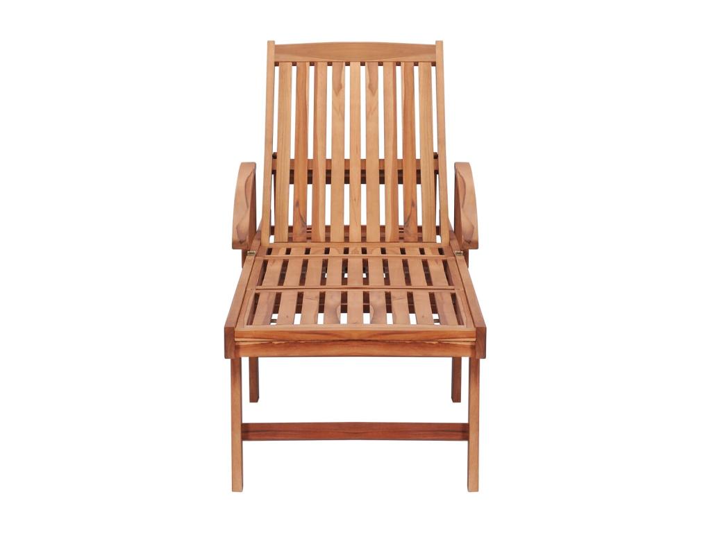 Transat chaise longue bain bois marron 195x59,5x52,5 cm 02 0012543 OYRU15064