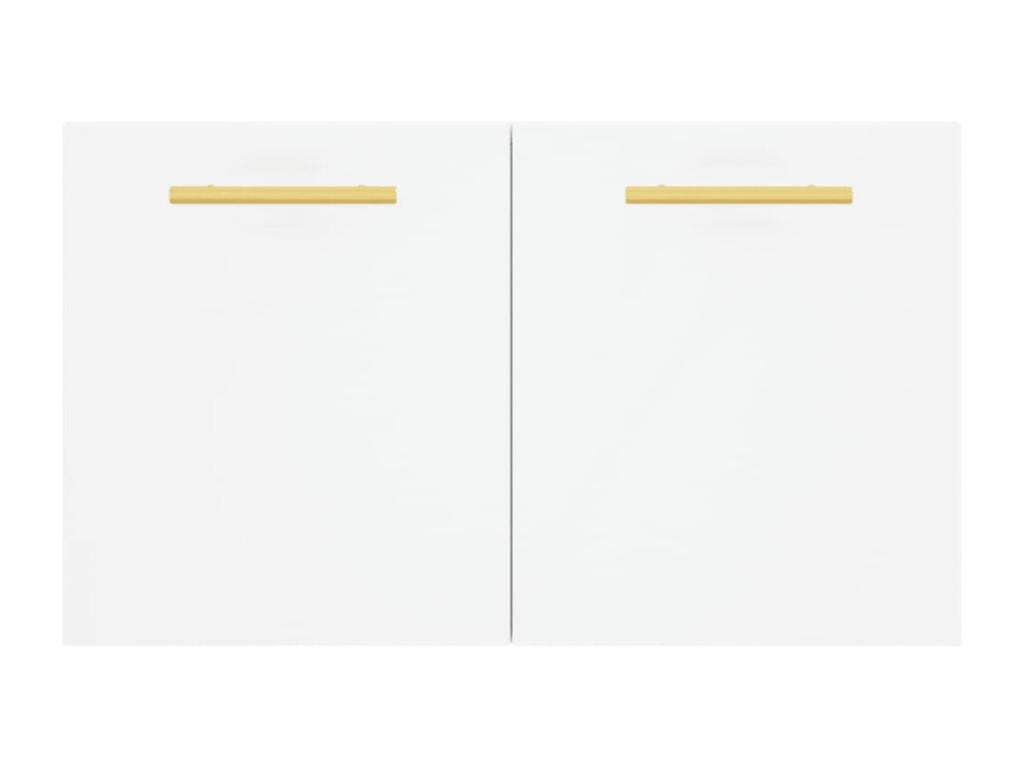 Armoire murale Blanc 60x36,5x35 cm Bois d'ingénierie