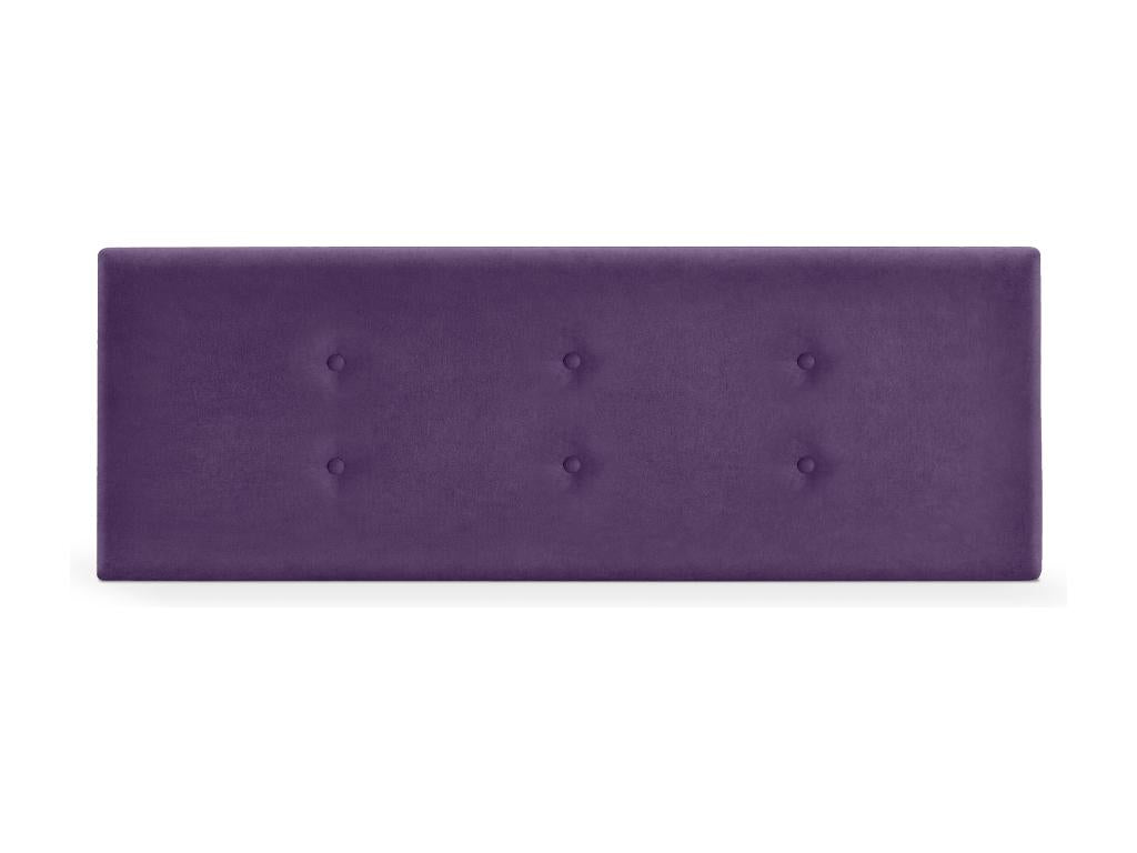 Meubiana Tête de lit en tissu Aqualine avec 2 Meubianaées de boutons 150x50cm Lits 150 - Meubiana