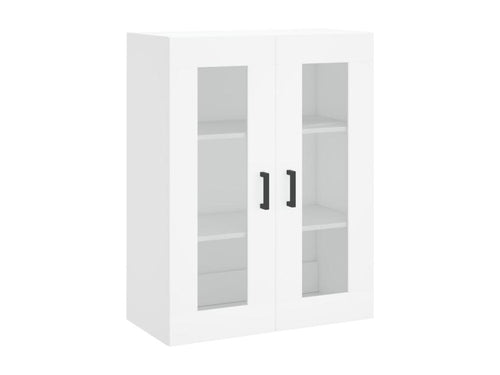 Buffet haut Blanc 69,5x34x180 cm Bois d'ingénierie