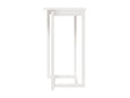 Table de bar Blanc 60x60x110 cm Bois massif de pin