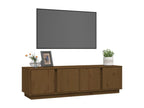 Meuble TV Marron miel 140x40x40 cm Bois de pin massif KUIF17687