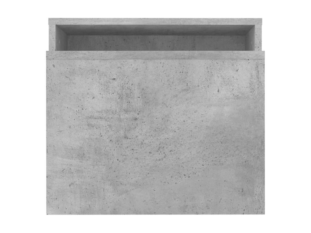Ensemble de table basse Gris béton 100x48x40 cm Bois ingénierie