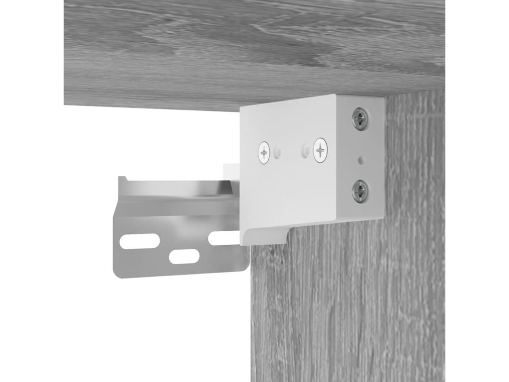 Ensemble de meubles TV 2 pcs Meubiana gris Bois d'ingénierie