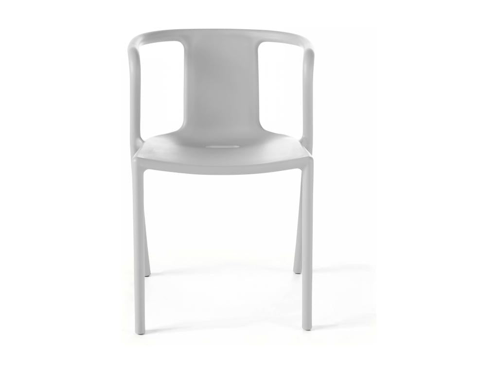 Fauteuil de jardin design en plastique blanc YWBW16739