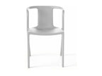 Fauteuil de jardin design en plastique blanc YWBW16739