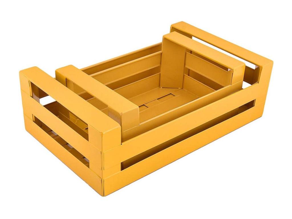 Cagette en métal coloré Lot de 2 XWBB53154