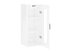 Armoire murale blanc brillant 34,5x34x90 cm KNPL08748