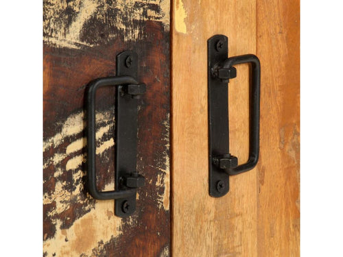 Bibliothèque 4 niveaux 80x30x180 Bois solide de récupération RNQZ40708