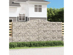 Paniers à gabions arqués 7 pcs 400x30x180-200 Fer galvanisé QMLI47227