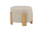 Pouf repose-pieds Laviecasa 52,5cm marron. VYLT32785