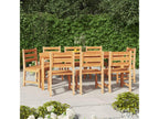 Ensemble à manger de jardin 9 pcs Bois de teck solide SHID60766