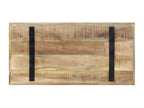 Table à manger 120x60x76 cm bois de manguier brut