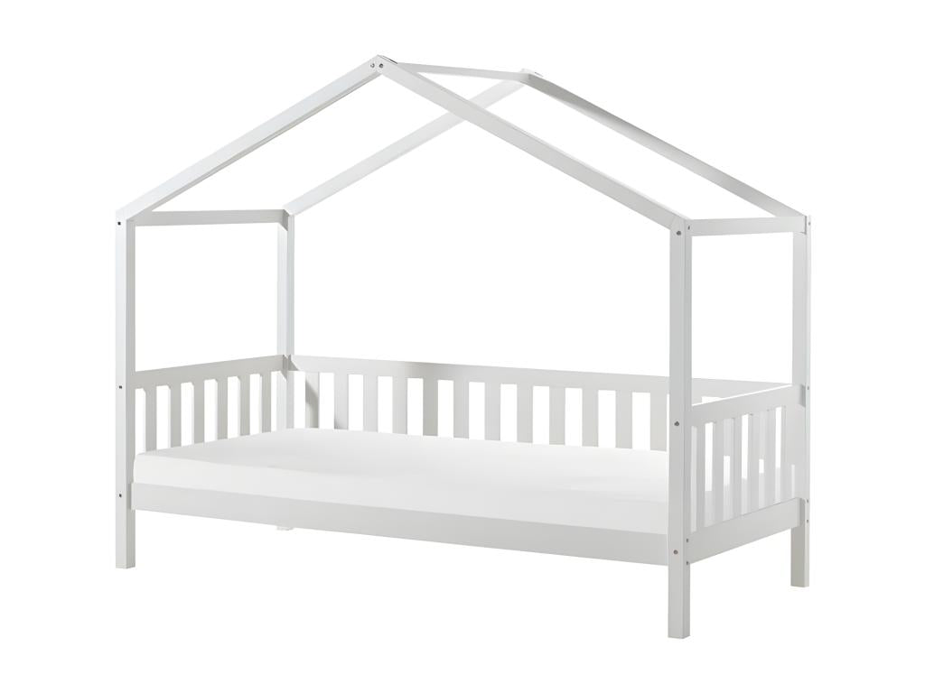 Pack - Lit Enfant Cabane / Matelas Laviecasa II 90x200cm Blanc VXFH63543