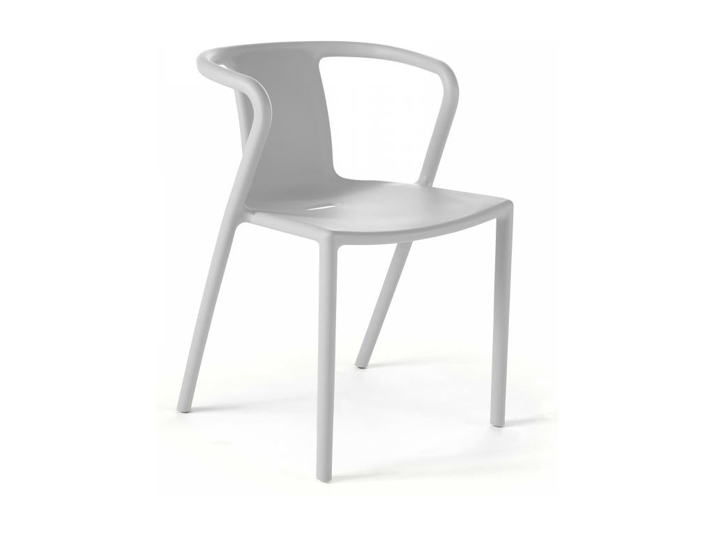 Fauteuil de jardin design en plastique blanc YWBW16739