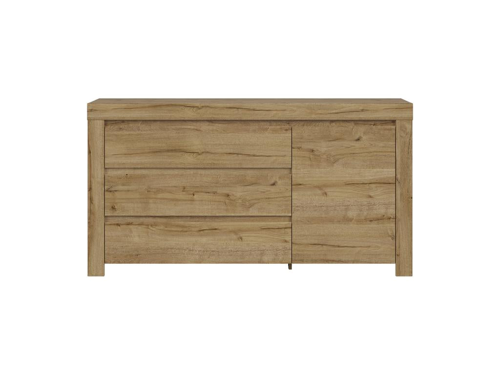Buffet 1 porte 3 tiroirs Meubiana Bois