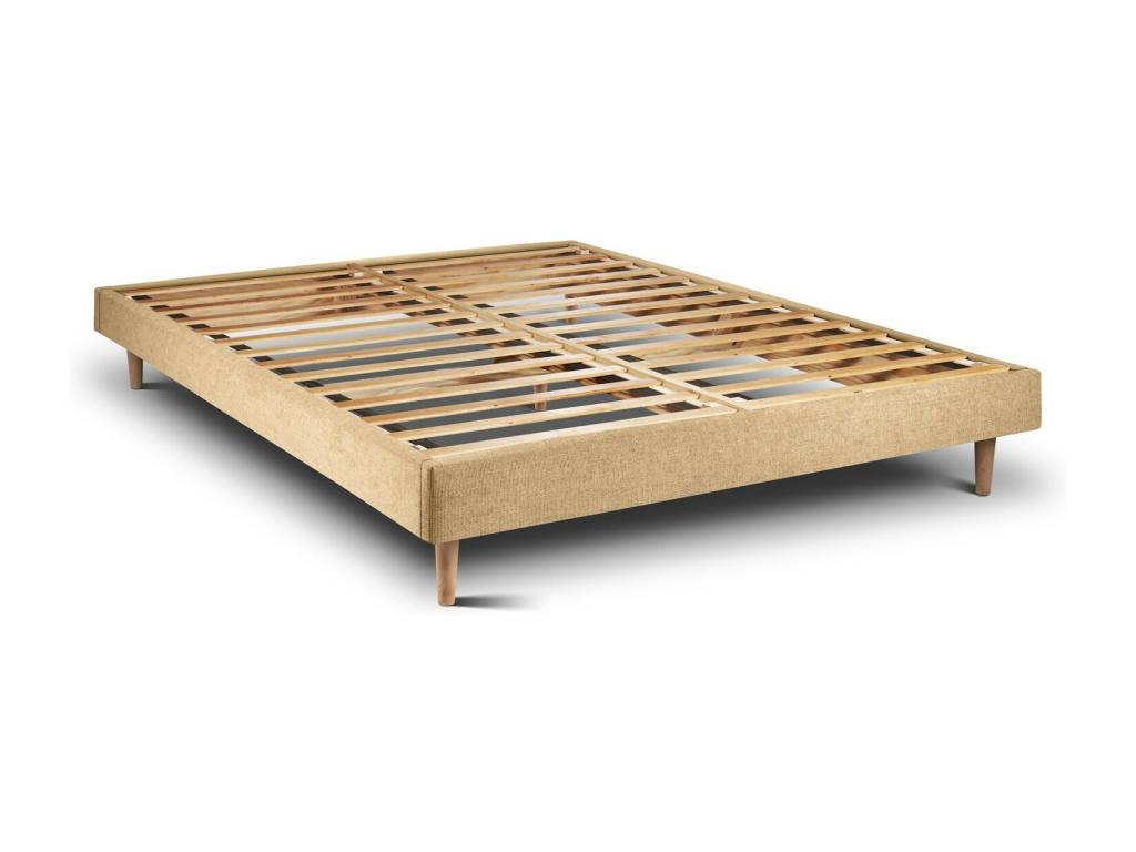 Sommier Meubiana TissuJaune 150x190 H29cm