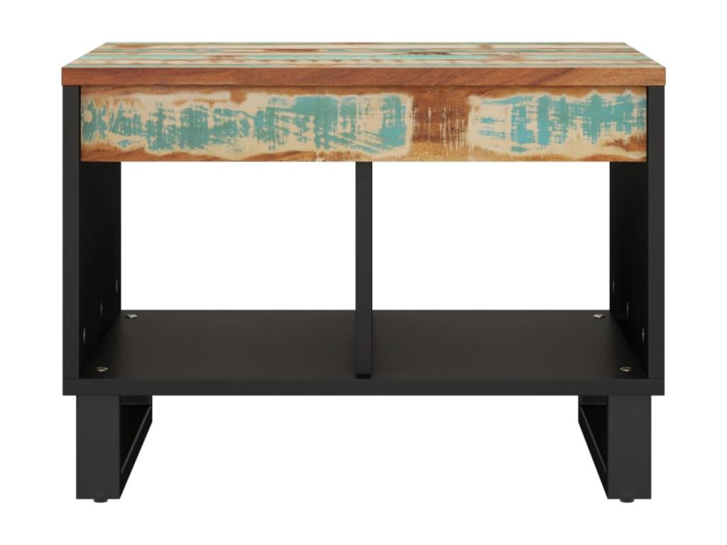 Table basse 55x50x40 cm bois de récupération massif