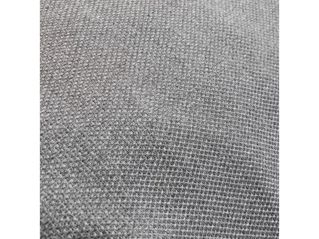 Salon de jardin modulable 5 places avec méridienne gris - Meubiana