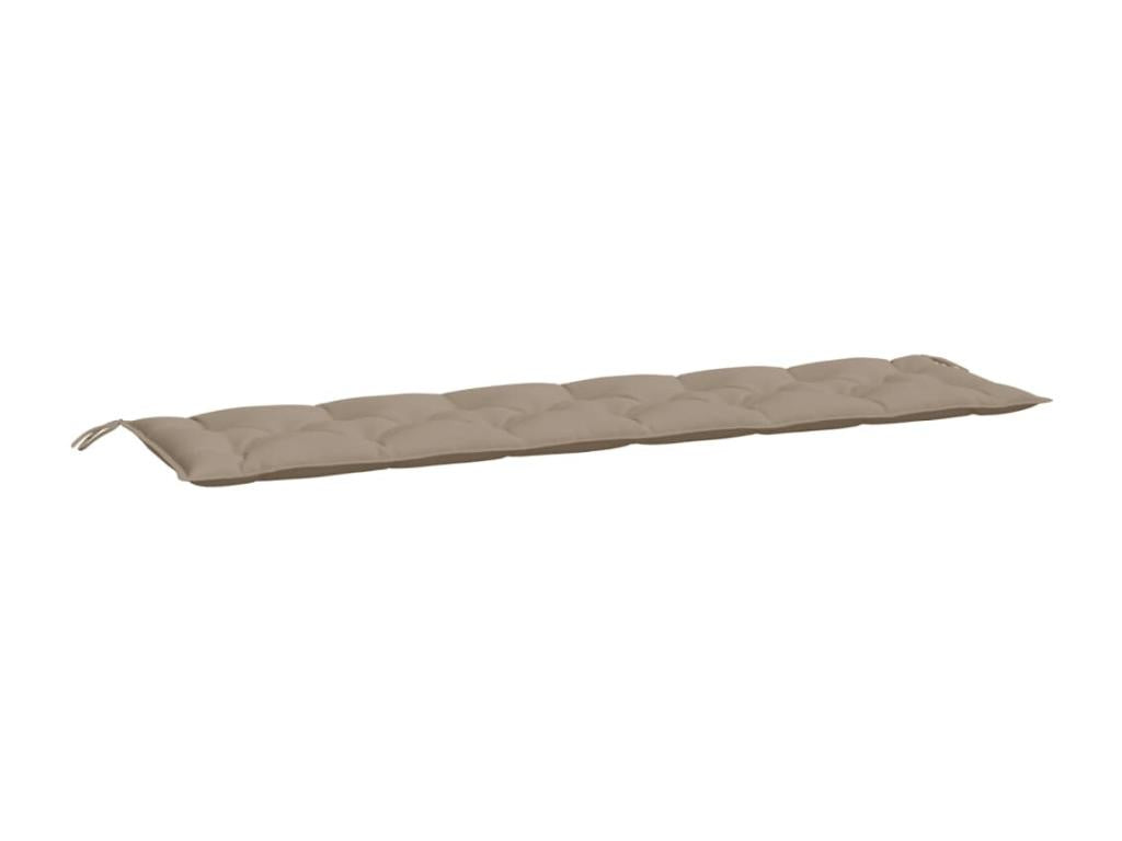 Coussins de banc de jardin 2 pièces Meubiana 200x50x7 cm tissu Meubiana