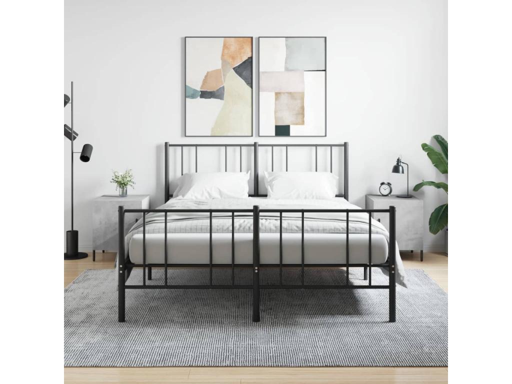 Tables de chevet 2 pcs gris béton 40x40x50 bois d'ingénierie FZSG08787