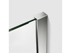 Paroi de douche à l'italienne 150x200cm avec barre de fixation 140cm récupérable - Chromé - Verre 8mm trempé transparent VSVF83313
