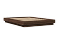 Cadre de lit chêne marron 140x190 cm bois d'ingénierie SDGK50986