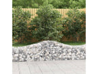 Paniers à gabions arqués 11 pcs 200x50x40-60 fer galvanisé CCJM38689