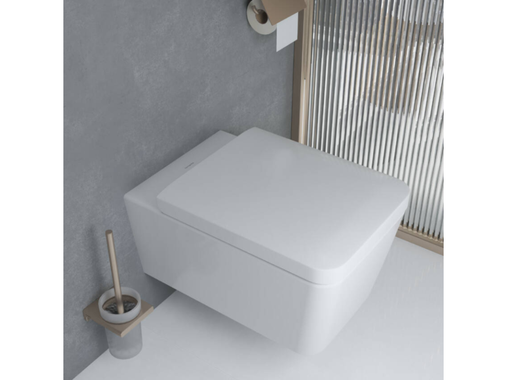 Meubiana Porte-brosse Meubiana WC mural bronze brossé